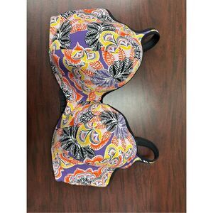 Cacique Colorful Printed Bra Size 44H